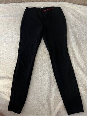 Dalia Collection Black Pants stretch, Ankle length
